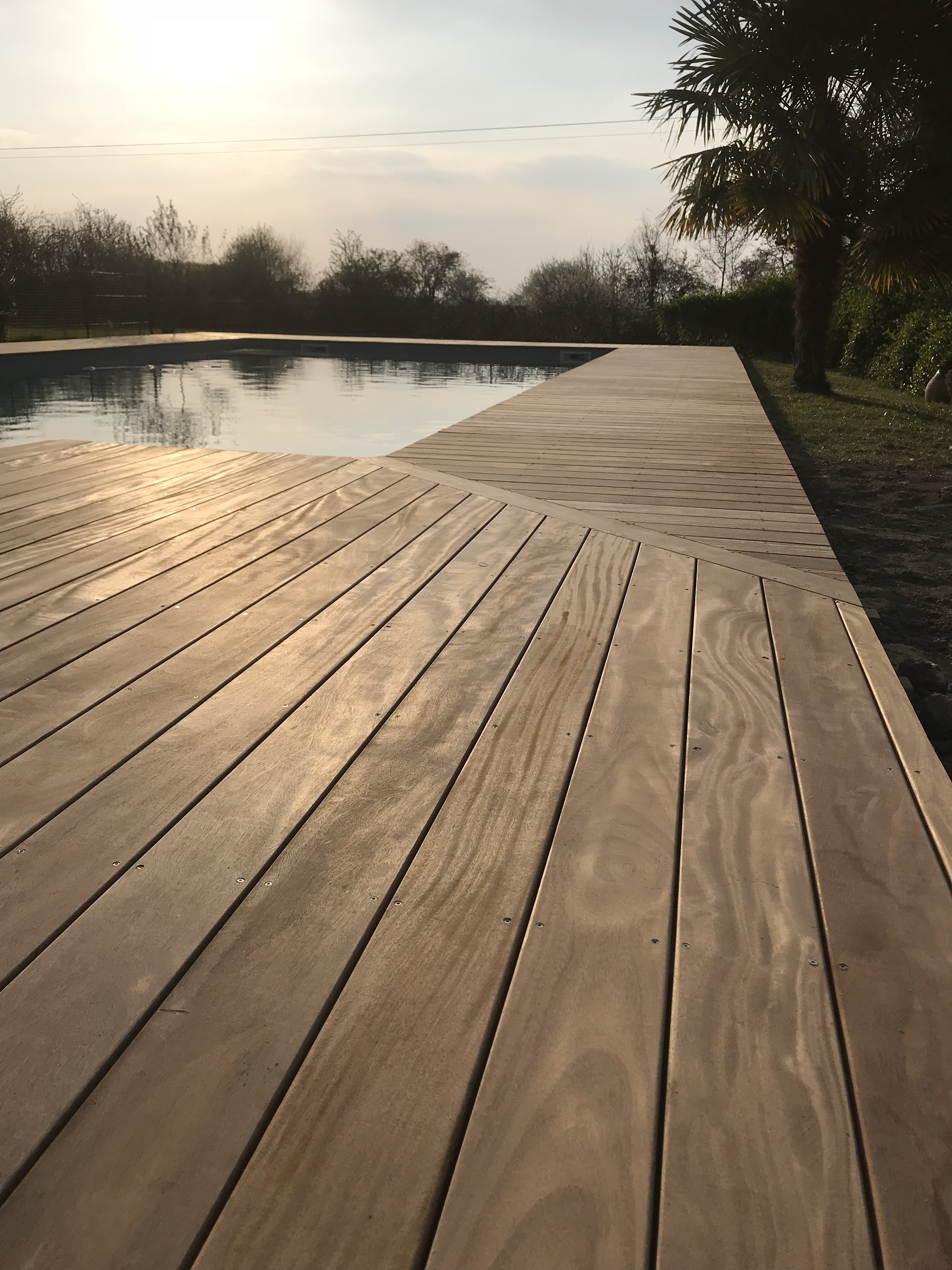 Terrasse en bois cumaru