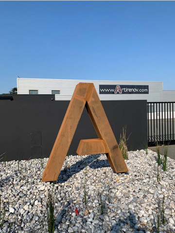 Structure en corten