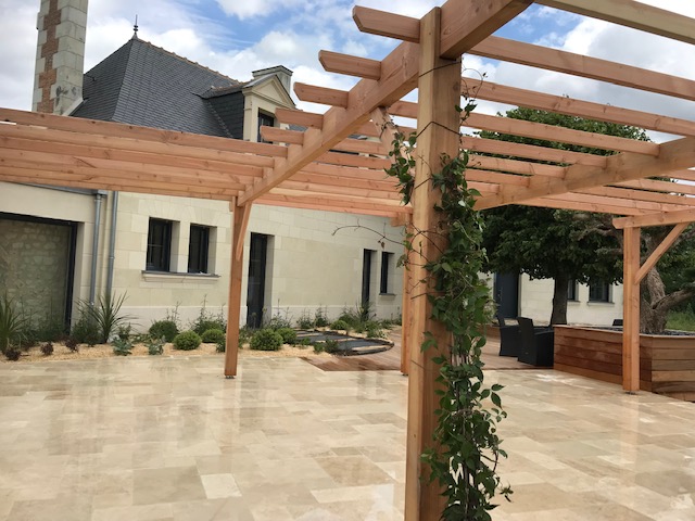 Pergola en bois