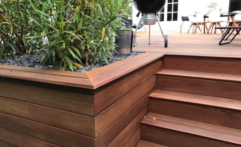 Terrasse en bois exotique bangkirai