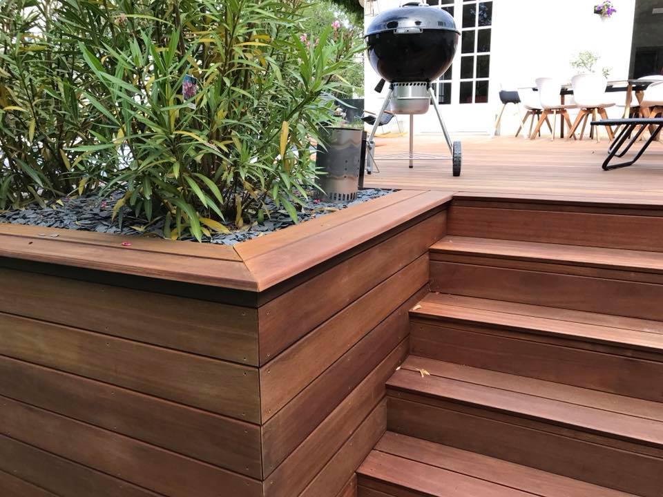 Terrasse en bois exotique bangkirai
