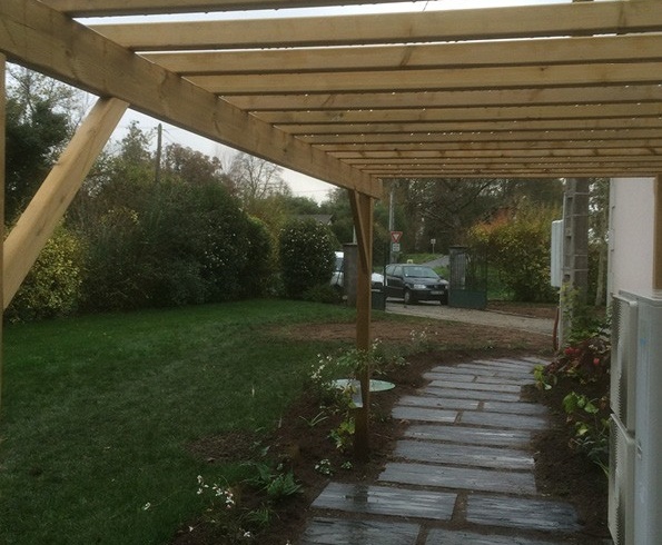Pergolas en bois douglas