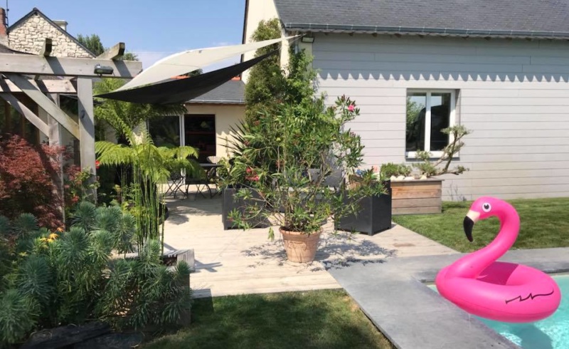 Voile d'ombrage sur terrasse